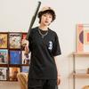 MLB T Shirt Unisex Charcoal Gray 3ATSM3033-43CGS