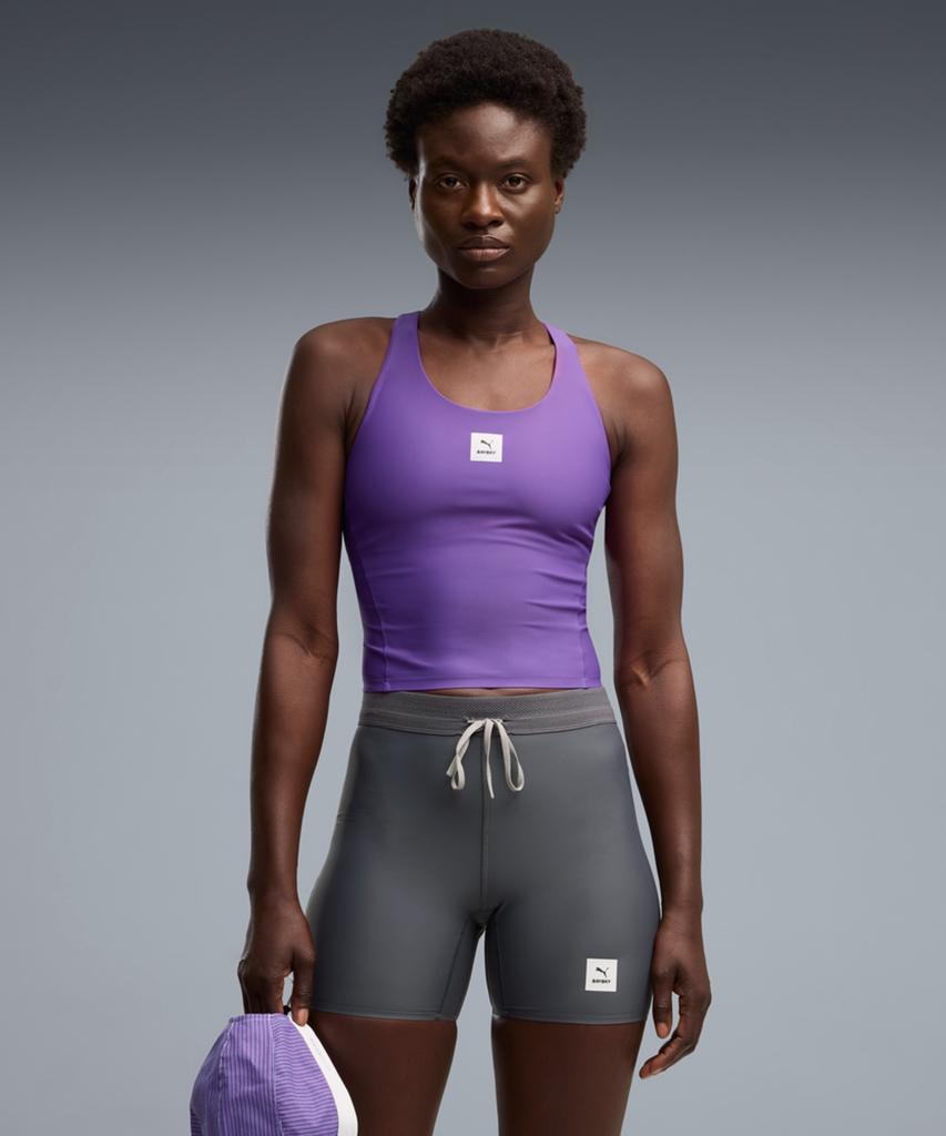 Puma [PUMA X Saysky] Crop Top - Ultra Purple / 528997-98