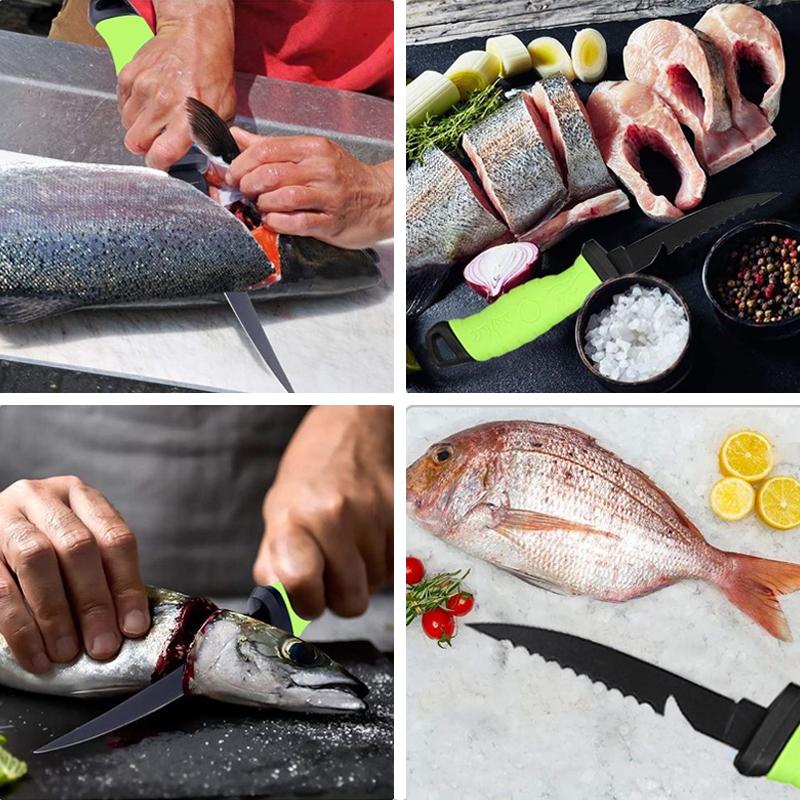 Fillet Boning Knife for Fish Cleaver Butcher Kitchen Knives Fishing Knife Stainless Steel Fishes Slicing Vegetable Fruit Cutter