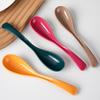 PP Material Soup Spoon, Long-handled Porcelain-like Soup Spoon, Household and Restaurant Ramen Spoon, Plastic Spoon