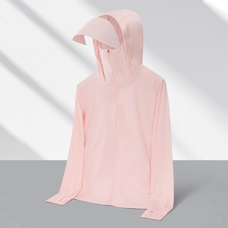 UPF 50+ Eisseide Sonnenschutz-Hoodie - UV-Schutz Radjacke für Männer & Frauen