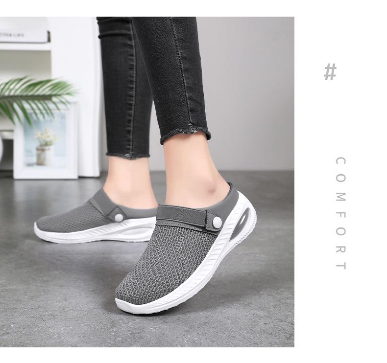 Damen Sommer Atmungsaktiv Geschlossene Zehen Lässige Outdoor Hausschuhe