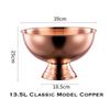 1PCS Bucket Champagne 304 Stainless Steel Ice Bucket Granule Tube Champagne Barrel Ice Wine Barrel