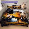 3pcs Ghost Forest Bedding Set, Includes Without Pillow Inserts, Soft Comfortable Bedding Set,All-Season Use A0924077
