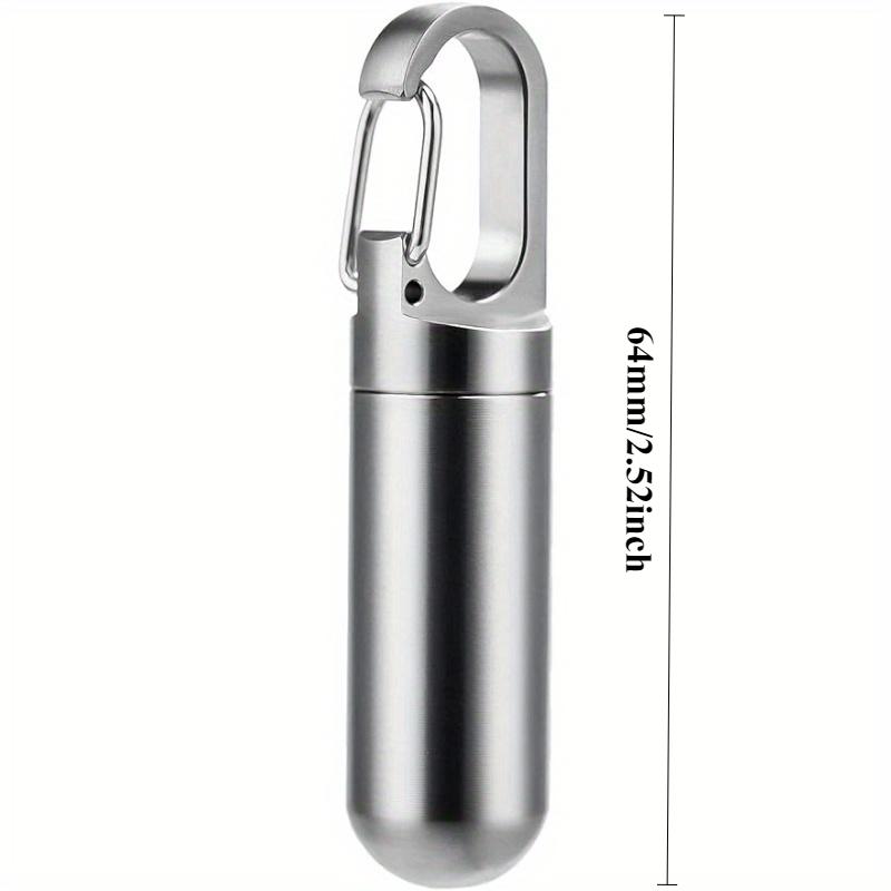 Pillendose Schlüsselanhänger, Tragbare Wasserdichte Pillendose, Reise-Pillendose, Niedliche Schlüsselanhänger-Pillendose zum Mitnehmen auf Outdoor-Ausflügen und beim Camping.