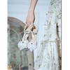 High Heels Women's Summer 2024 New Beautiful Rhinestone Bow Wedding Shoes Pointed Thin Heel Light Mouth Versatile Sandals