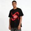 2026 Happy New Year Red Ribbon Print Casual Top Festive Wear Pure cotton T-shirt