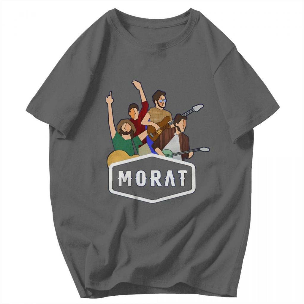 Men T Shirt Rock Band Morat Album Vintage Gifts Y2K Graphic Anime Unisex Clothes T Shirts