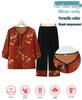 Summer Mid-Sleeve Casual T-Shirt & Thin Two-Piece Set for Elderly Women