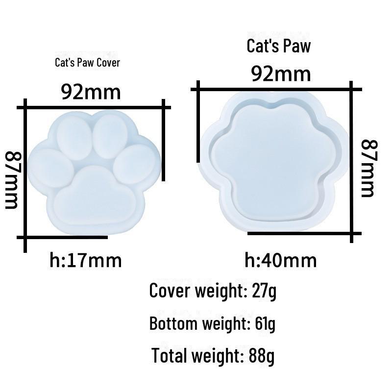 DIY Pazur kota silikonowa forma do robienia kolczyków i breloków