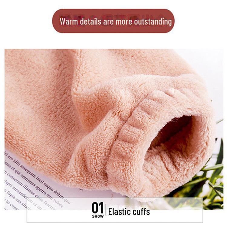 Women's Cozy Coral Fleece Pants and Jacket Set - Slim & Loose Fit for Home or Outdoor Wear