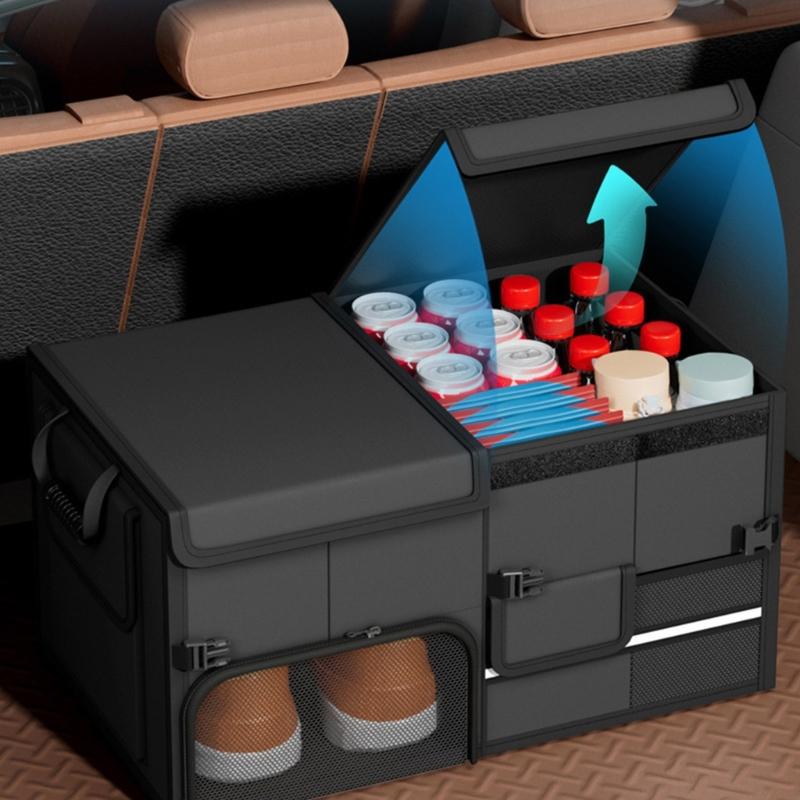Car Organizers Foldable Storage Bin Trunk Organizers Glove Compartment Box for Efficient Space Saving and Organization