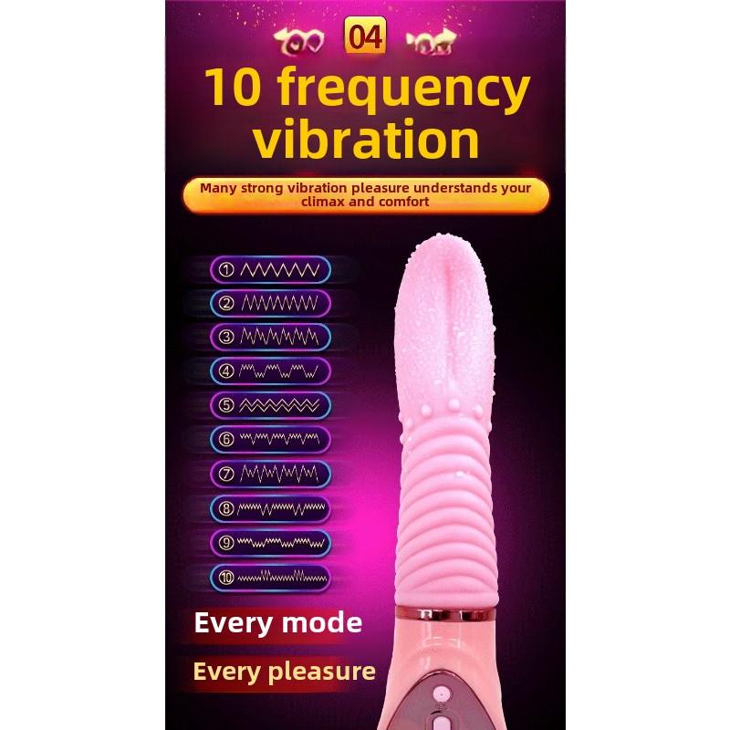 Tongue Licker Heated Female Masturbator Clitoral Stimulation Flirting Massage Vibrator Sex Toys