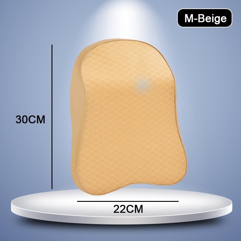 Car Seat Headrest Pad 3D Memory Foam Pillow Head Neck Pain Relief Travel Neck Support Breathable Mesh Fabric Memory Foam