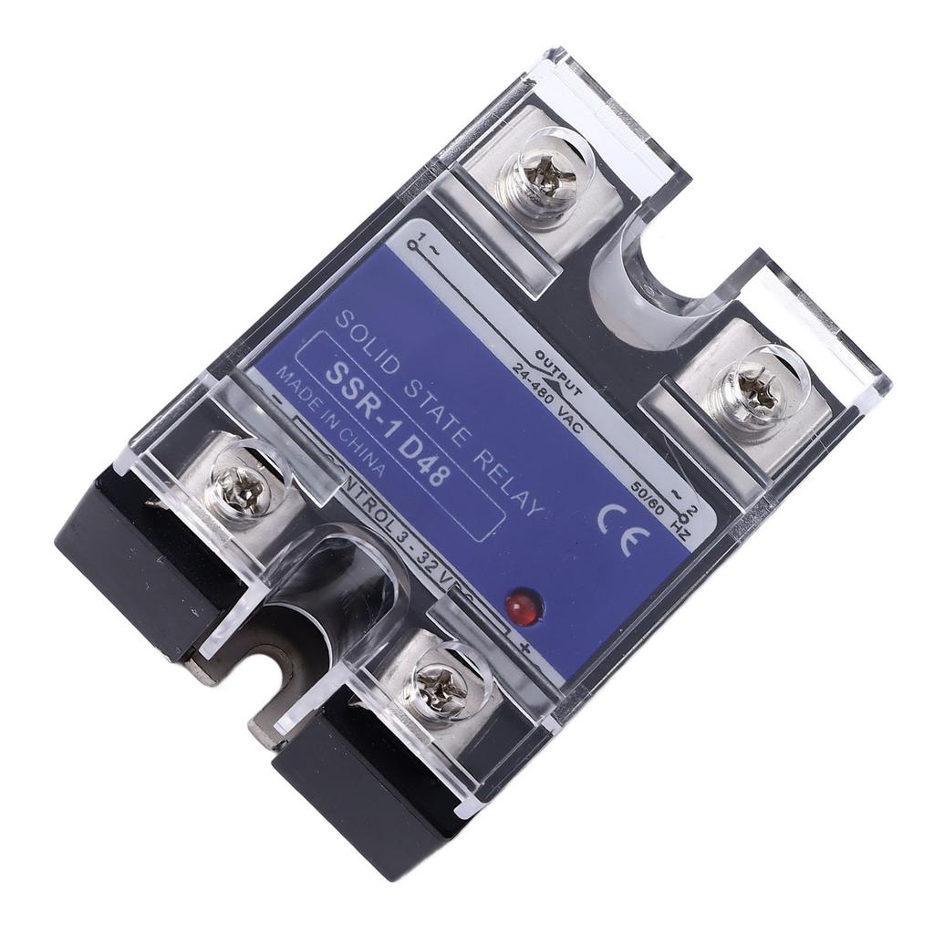 Single Phase Solid State Relay DC To AC SSR Solid State Voltage Regulator Input 3‑32VDC Load 24‑480VAC 80A