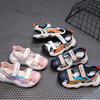 Children's Light Sandals Summer Boys Bag Head Cool Slippers Girls Hollow Beach Shoes