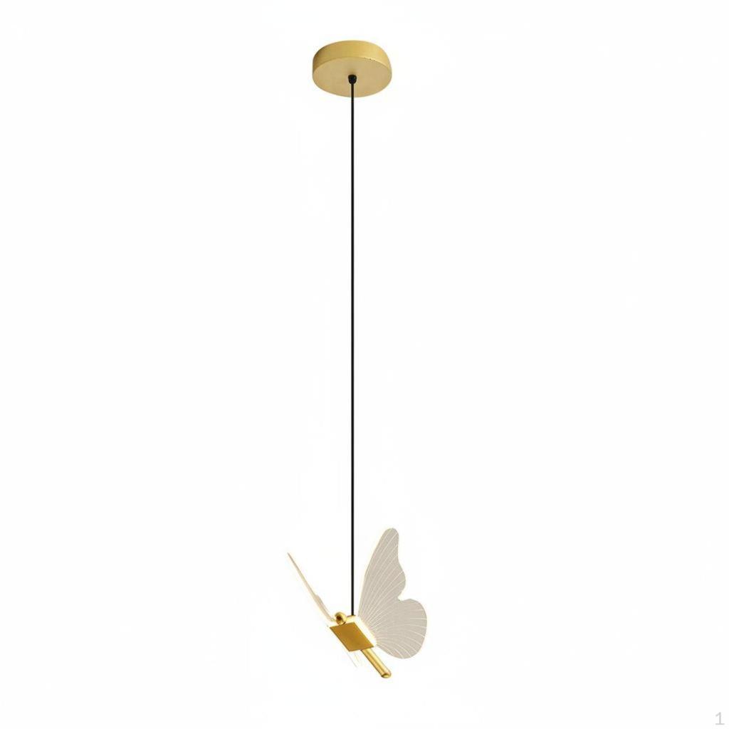 Butterfly Pendant Light Modern Luxury Design LED Hanging Lamp Nordic Simple Bedside