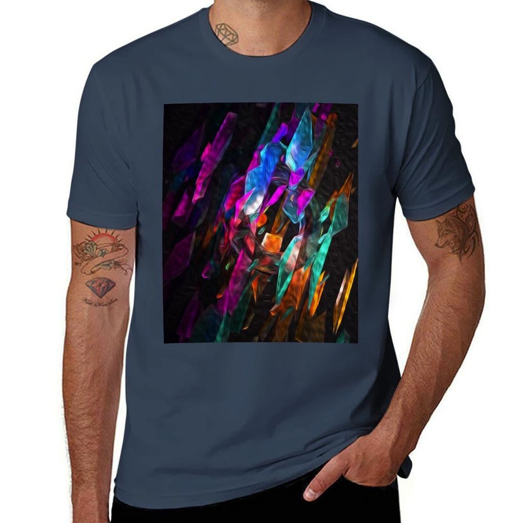 CRYSTALS T-Shirt man t shirts for men man t shirt cotton high quality T-Shirt
