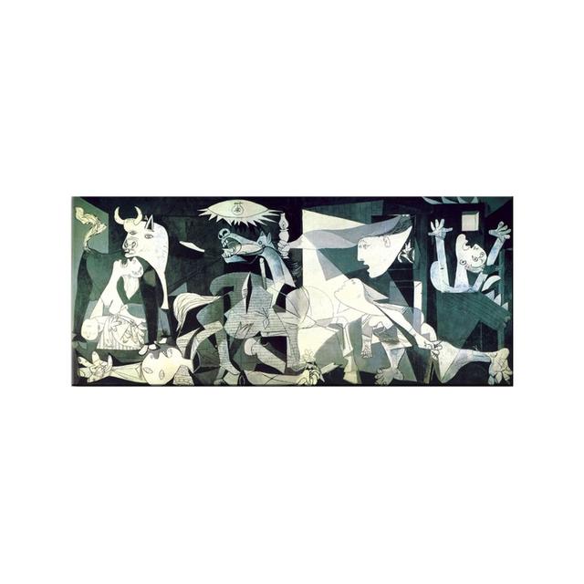 

Знаменитая картина Пикассо «Герника», картина на холсте, постер, репродукция, украшение для гостиной, настенная классическая художественная картина 20x40cm Unframed