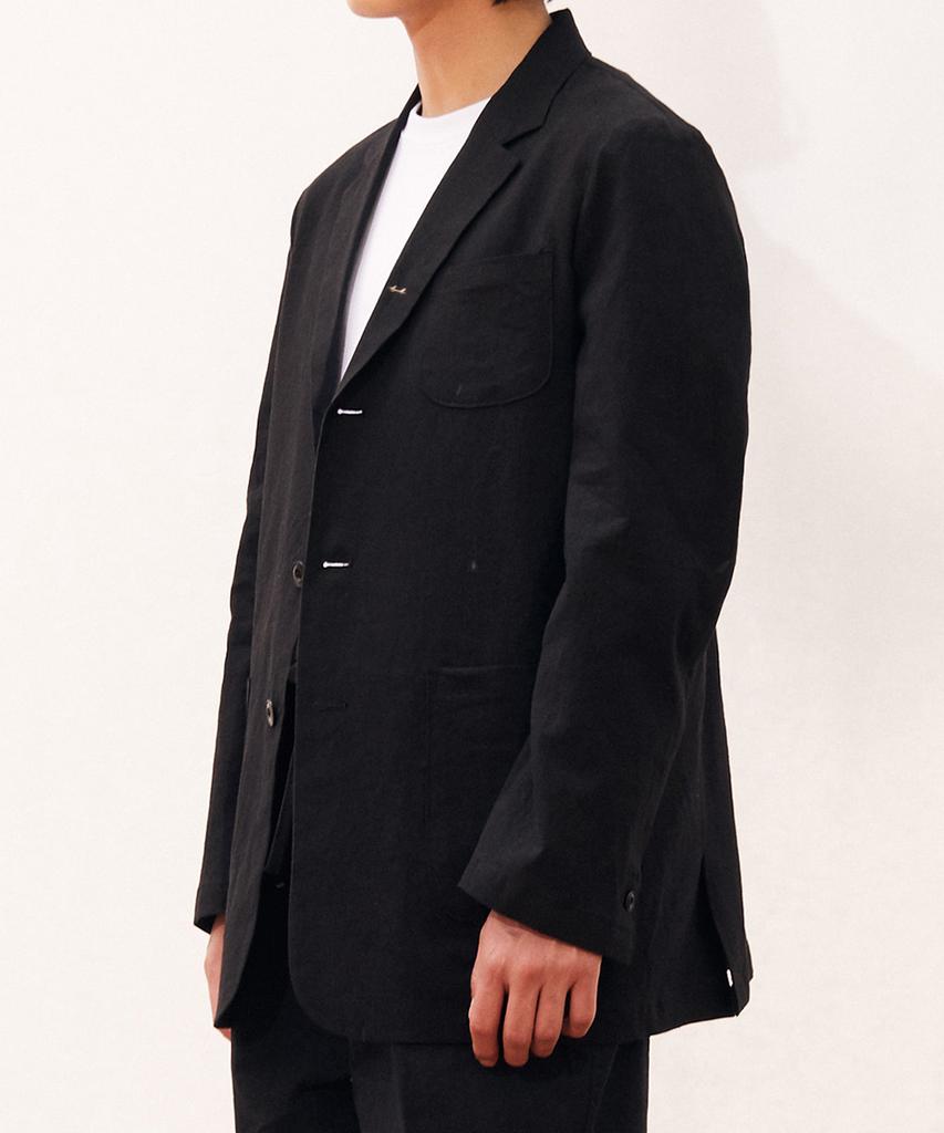 Moaa Soso Linen Jacket (Black)