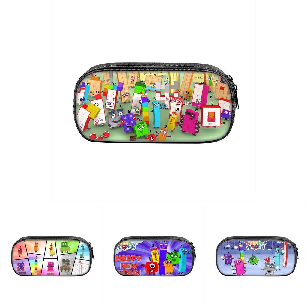 Numberblocks Digitaler Block Stiftebeutel Mit Strapazierfähigem Nylonmaterial Für Schule Und Heimgebrauch