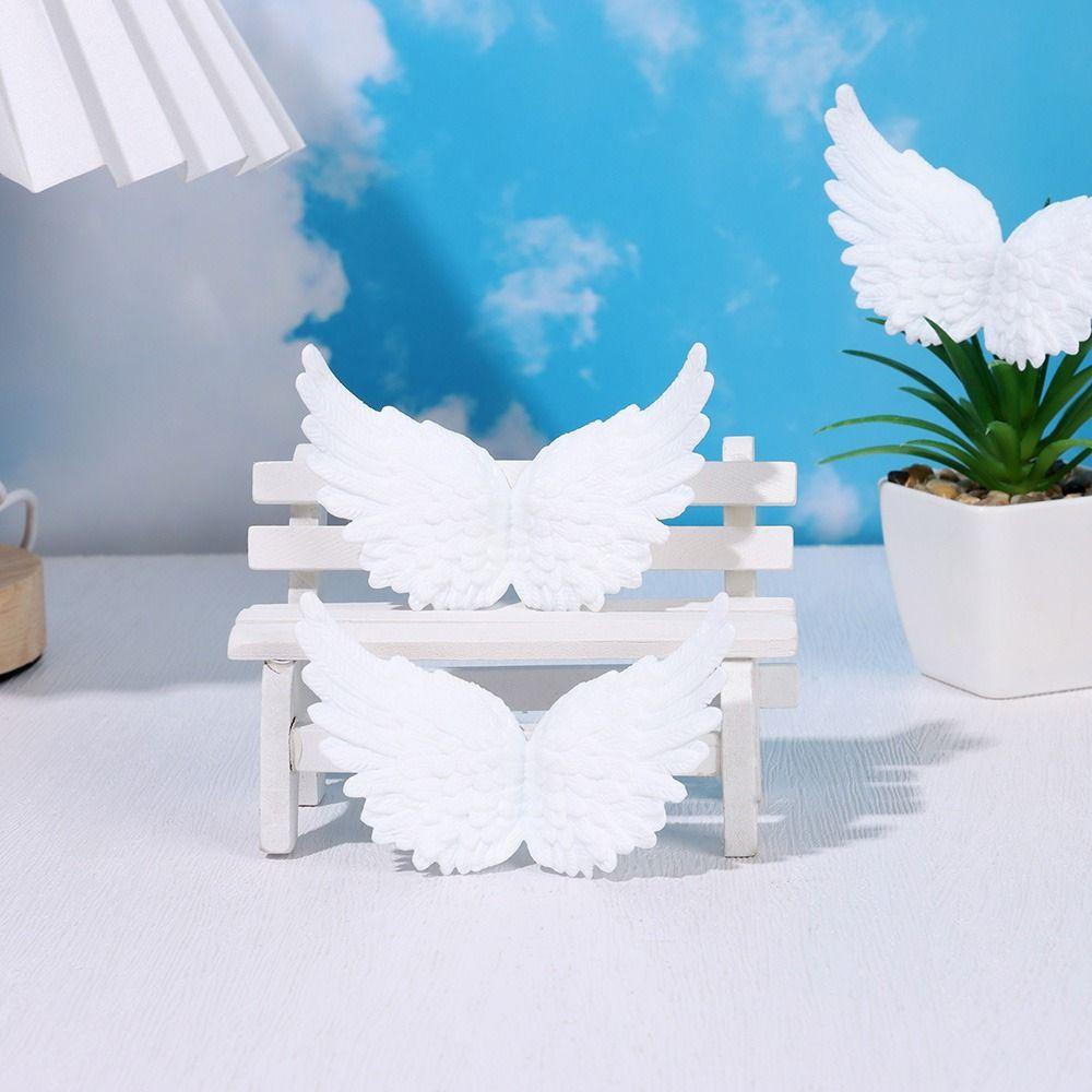 Costume Backpack Xmas Party Decoration Plastic Angel Wings Cake Decor Christmas Tree Ornaments