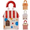 Waterproof Wall Hanging Napkin Dispenser Cartoon Tissue Storage Holder Hanging Tissue Bag  Hotel