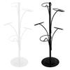 Fashion Metal Hat Display Stand Baseball Cap Rack with 5 Round Standing Hooks Stable Base Hat Storage Display Holder