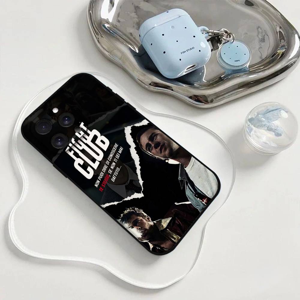 Fight Club Handyhülle Handyhülle Für Iphone 17 16 15 11 13 14 Pro Max X Xr Xs Max 12mini Schwarze Hülle Abdeckung Hülle