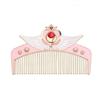 Christmas Gift Sailor Moon Makeup Comb Hair Brush Girls Hairbrush Hair Comb Girls Hairdresser (Red Heart)