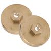 2pcs Brass Wheel Hub Counterweight Upgrade Accessories Fit for Axial SCX24 124 RC Car