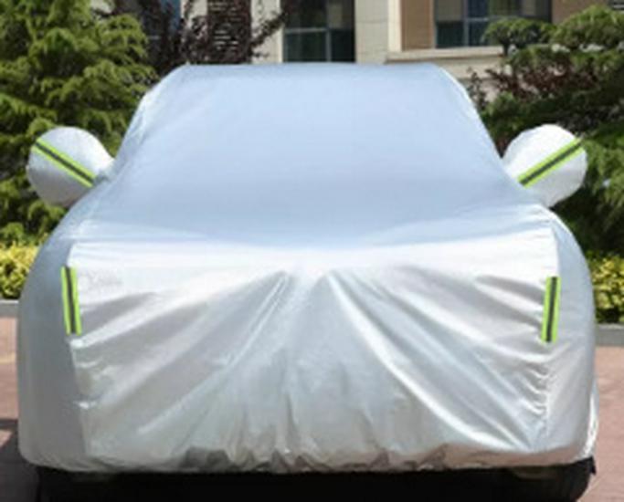 

Aluminum Film PEVA Car Cover - Sunscreen, Rainproof, Dustproof, Frostproof, Snowproof Protection PEVA aluminum no cotton small texture 60g