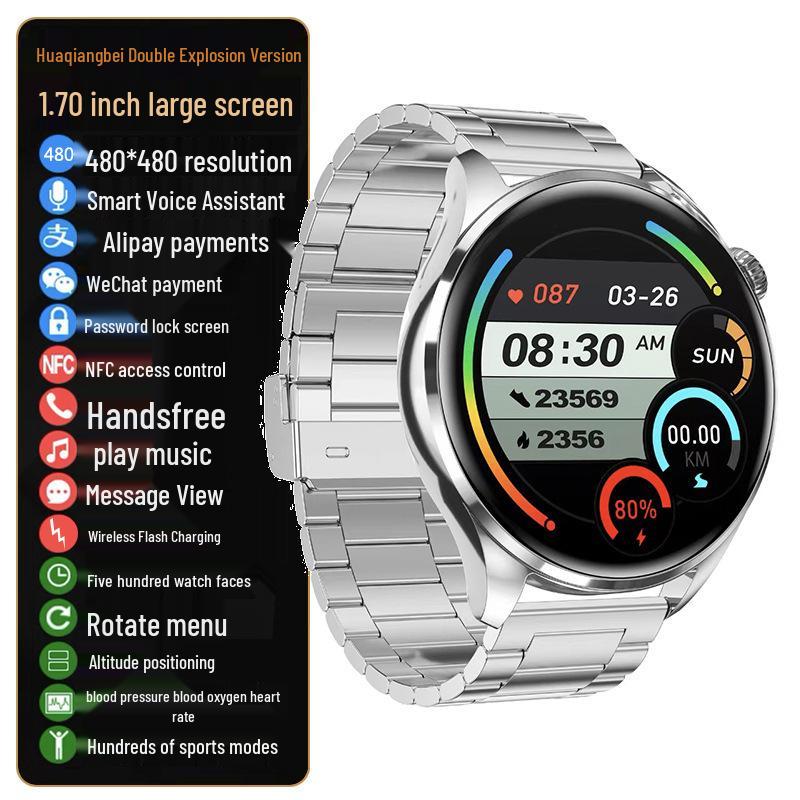 2025 NFC Bluetooth Call T05 Smartwatch GT5Pro for Men & Women