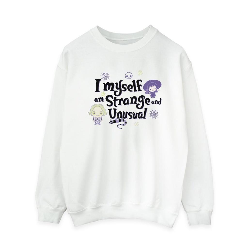 Beetlejuice Womens/Ladies Strange And Unusual Sweatshirt