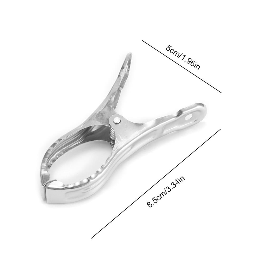 Towel Laundry Clothes Pegs Hanging Clips Pins Fixing Clamp Dress Washing Accessory Clothing Drying Clip Stainless Steel Clamps