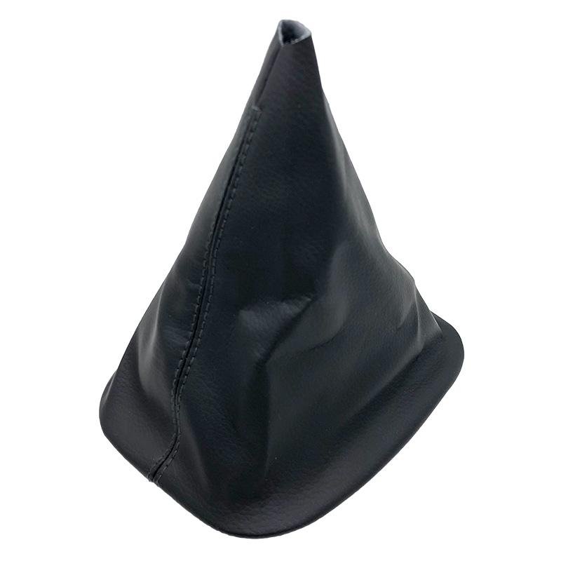 Manual Gear Shift Knob PU Leather Gaiter Boot Case + Frame Shifter Collar Cover For BMW E34 (1988-1995)