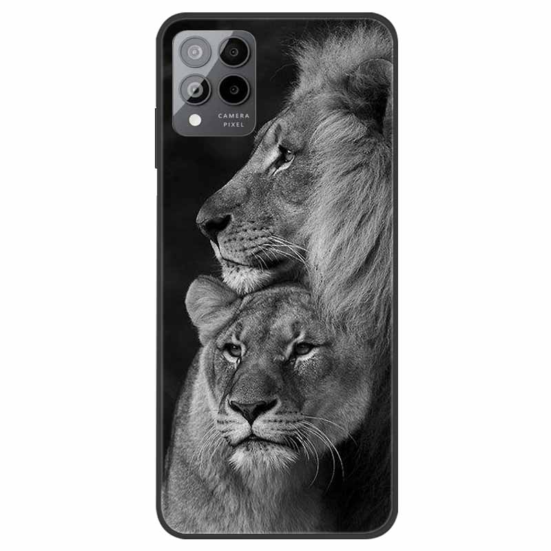 Case For T-Mobile REVVL 6 5G Animals Soft Silicone TPU Phone Back Cover for T-Mobile Revvl 6 Pro 5G Coque Protective Wolf Cat