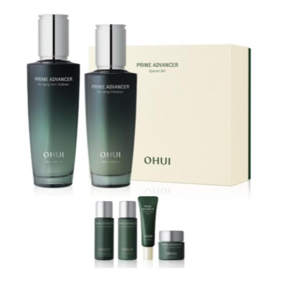OHUI Prime Advancer De-Aging Skincare Special Set Skin 150ml + Emulsion 130ml