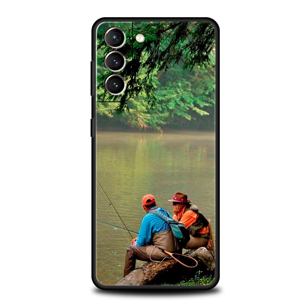 fishing Phone Case For Samsung Galaxy S24 S23 S22 S20 Ultra S21 FE 5G S10 S9 Plus S10E S8 Soft Silicone Cover