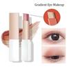 Double Color Glitter Eye Shadow Stick Matte Eyeshadow Makeup Waterproof Bicolor Shimmer Cosmetics Beauty Makeup Tool
