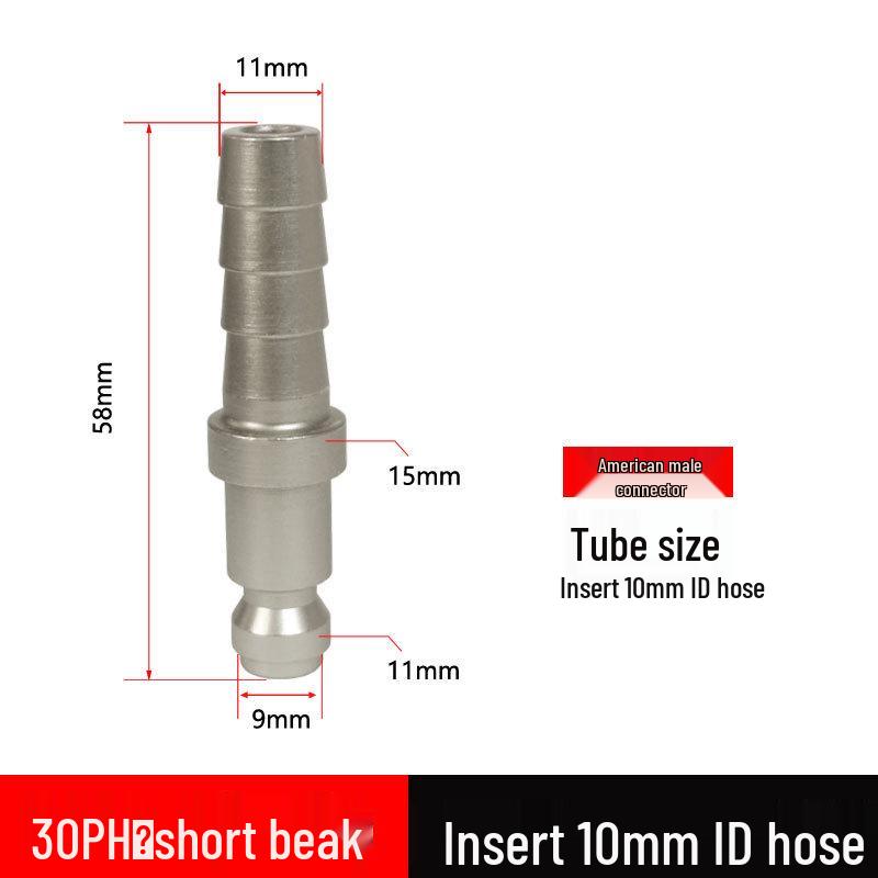 American NPT Quick Self-Locking Pneumatic Connector for Small Air Hammer Tools