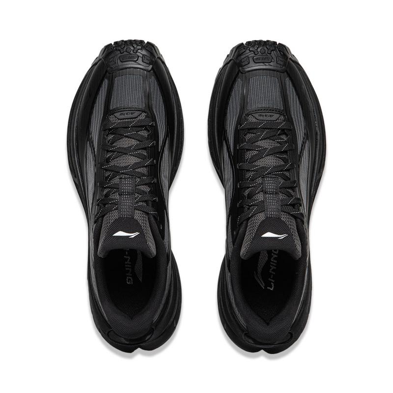 Li Ning Outdoor CF Tracing Xichang 2SE Reflective Rebound Grip Low top Hiking Shoes Unisex Night Black Coal Gray AHTW069-4