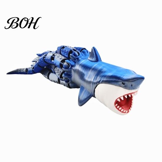 Horror Lover Gift Idea 3D Printed Sea Monsters, Articulated Fidget Toy, Eater Deep Creature Predator Sculpture Collectible, Stress Relief Desk