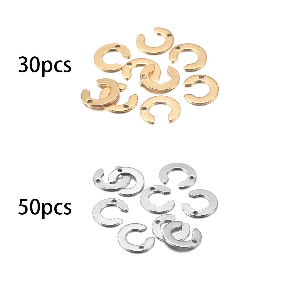 26/50 Stück Edelstahl Gold A-Z Buchstaben Anhänger Alphabet Charms Armband Ohrring für Damen Für DIY Schmuck Anhängerherstellung Zubehör