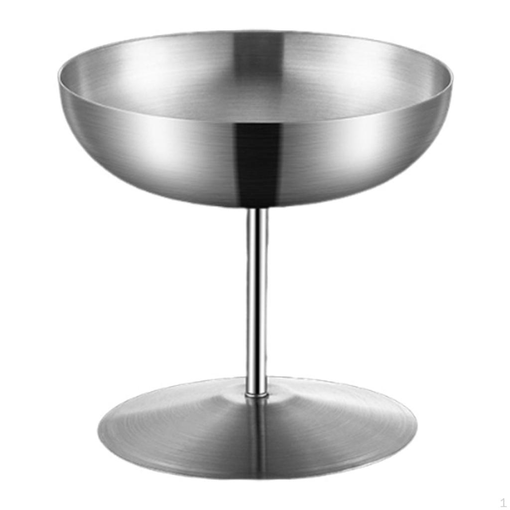 High Footed Dessert Bowl for Ice Serving Cup Trifle Use at Events