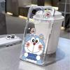 Couples Suitable for Iphone16promax Mobile Phone Case Transparent Apple 15 Anti-drop 14pro Japan and Korea 13/12 Cute