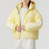 Adidas Fashion Hooded Comfortable Warm Sports Down Jacket Women Jacket Yellow JG5922