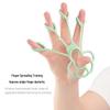 Silicone Five-Finger Grip Strengthener & Wrist Strap Finger Stretcher