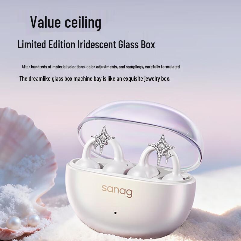 SANAG S6S Nova Wireless Clip-On Earbuds
