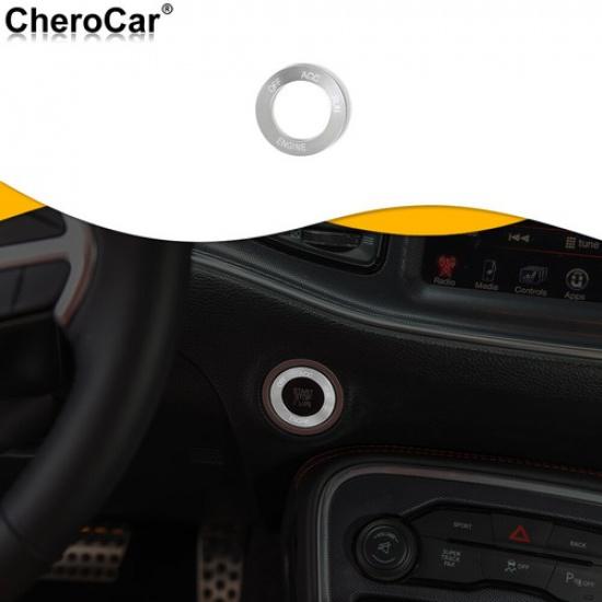 Engine Start Stop Switch Knob Trim Cover Accessories For Dodge Durango 2014-